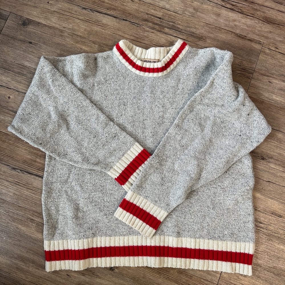 London Fog Classic Cottage Sweater